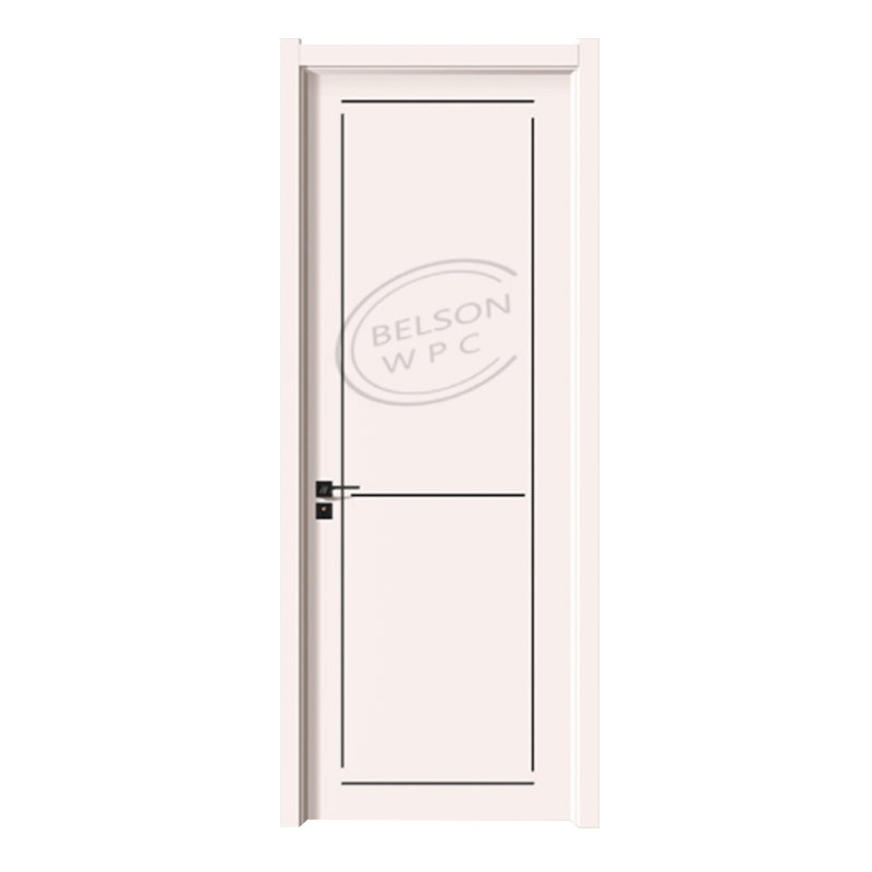 Belson WPC BES-017 white color WPC interior door designs