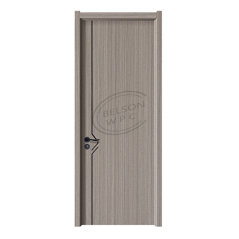 Belson WPC BES-035 gray color modern design termiteproof WPC room door