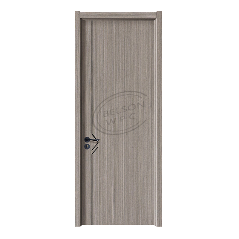 Belson WPC BES-035 gray color modern design termiteproof WPC room door