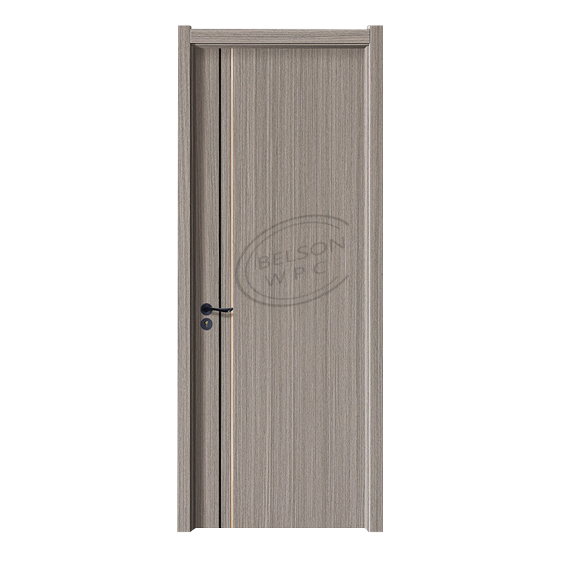 Belson WPC BES-037 customized design decorative extruded WPC interior door