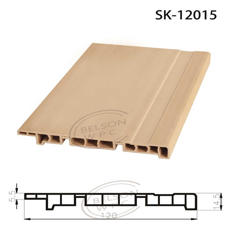 Belson WPC SK-12015 customized color room WPC skirting panel