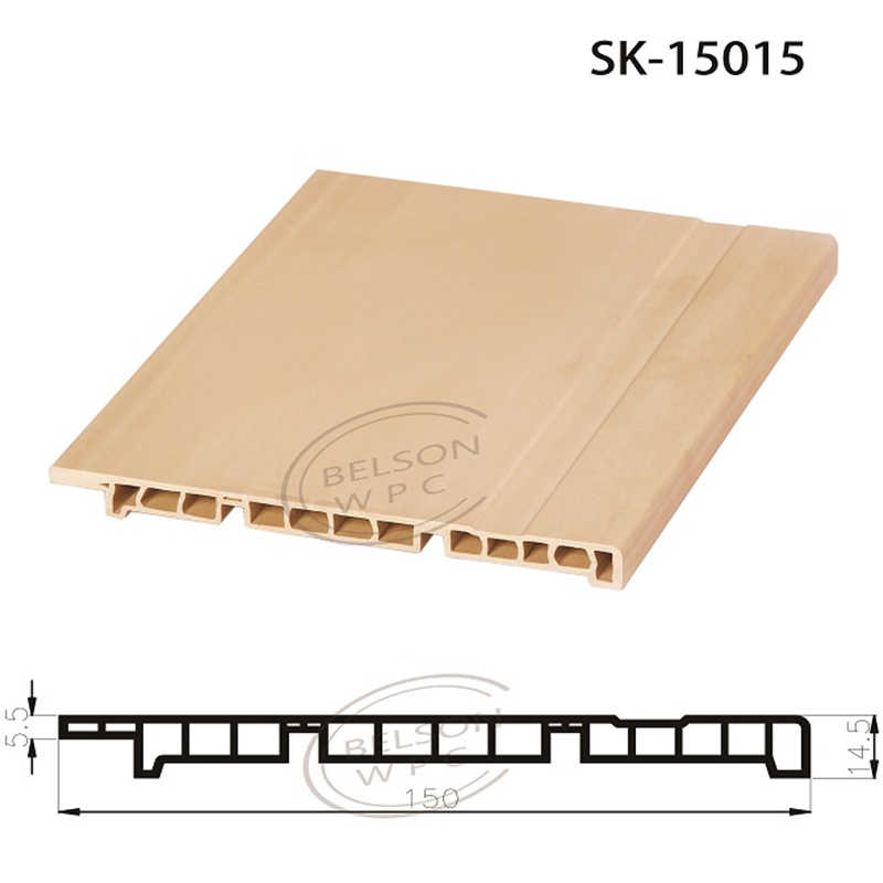 Belson WPC SK-15015 modern design WPC skirting flooring accessary