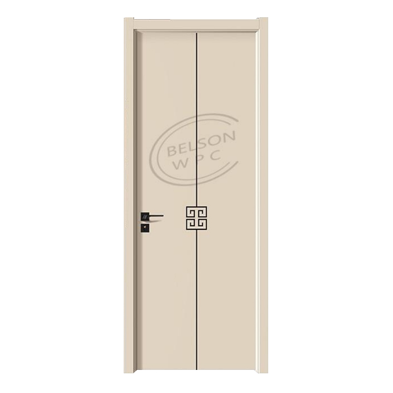Belson WPC BES-050 painted black line and special pattern WPC hollow door