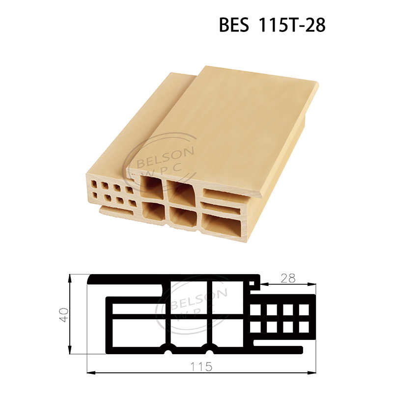Belson WPC BES115T-28 10cm WPC frame for T-type doors