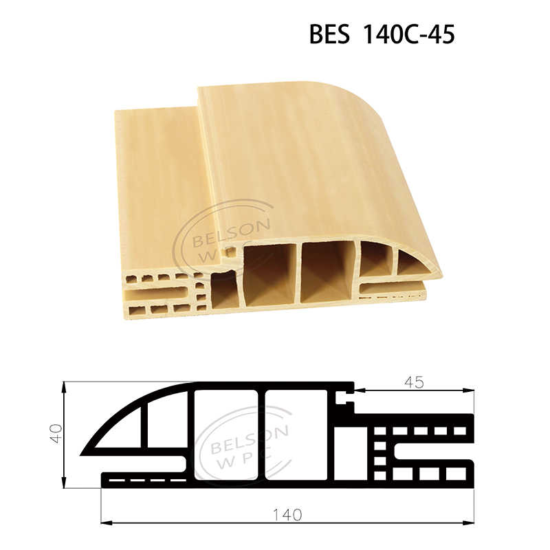Belson WPC BES140C-45 14cm arc frame WPC material frame