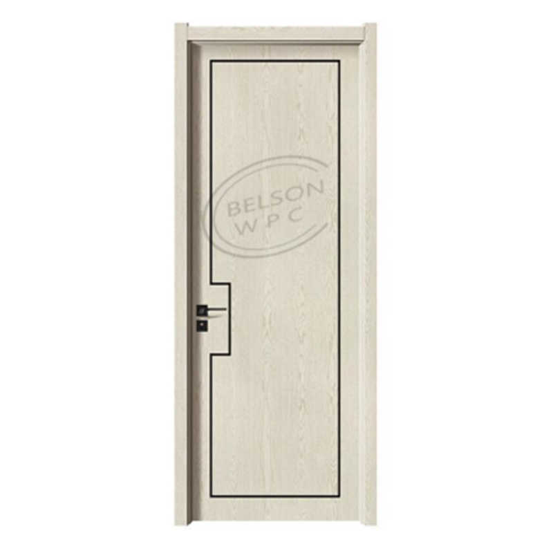 Belson WPC BES-088 modern single flat WPC bathroom door 