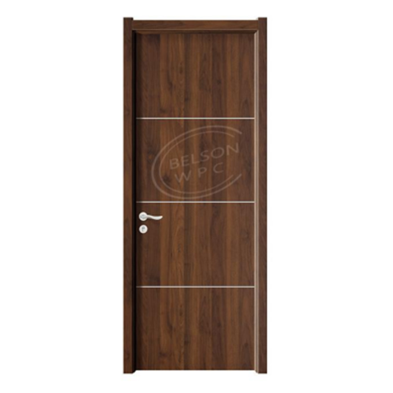 Belson WPC BES-090 carve three horizontal lines WPC room door