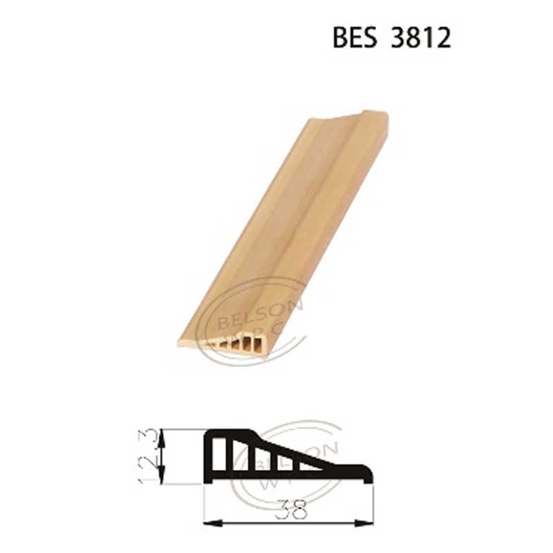 Belson WPC BES 3812 customized length width 38 mm WPC assembly door decoration line accessory