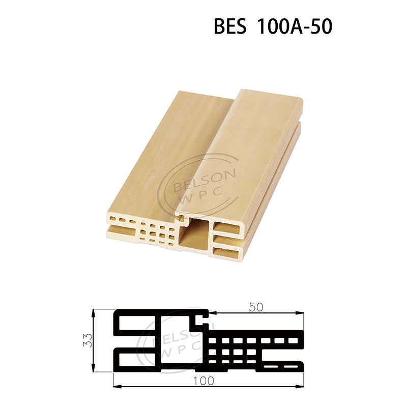 Belson WPC BES 100A-50 length customized 10cm width flate design WPC door frame