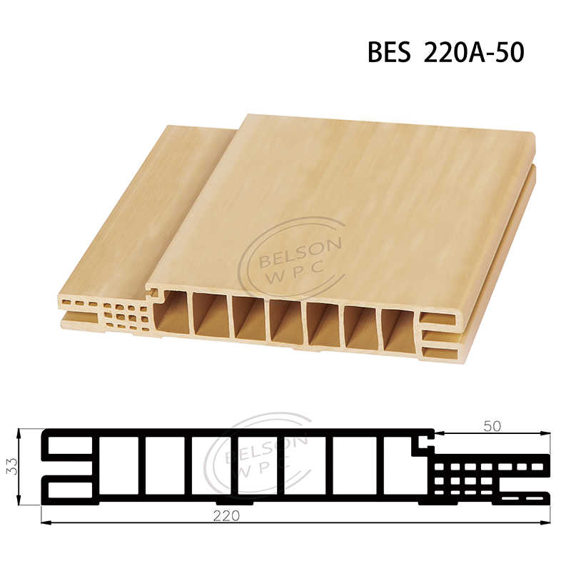Belson WPC BES 220A-50 flat frame can make  different pvc color in surface